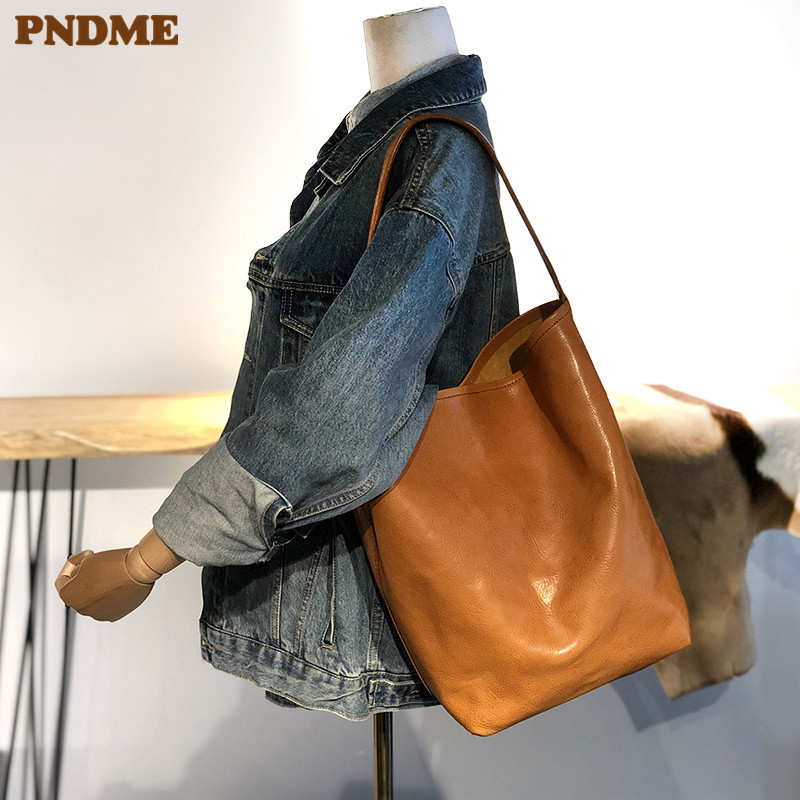 Luxury Bags Shopping - Simple casual luxury genuine leather women's