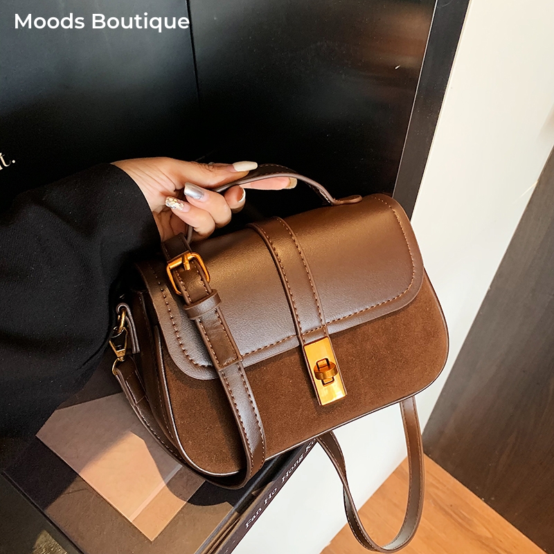 Luxury Bags Trend 2025 - Branded Mini Square Flap Cross Body