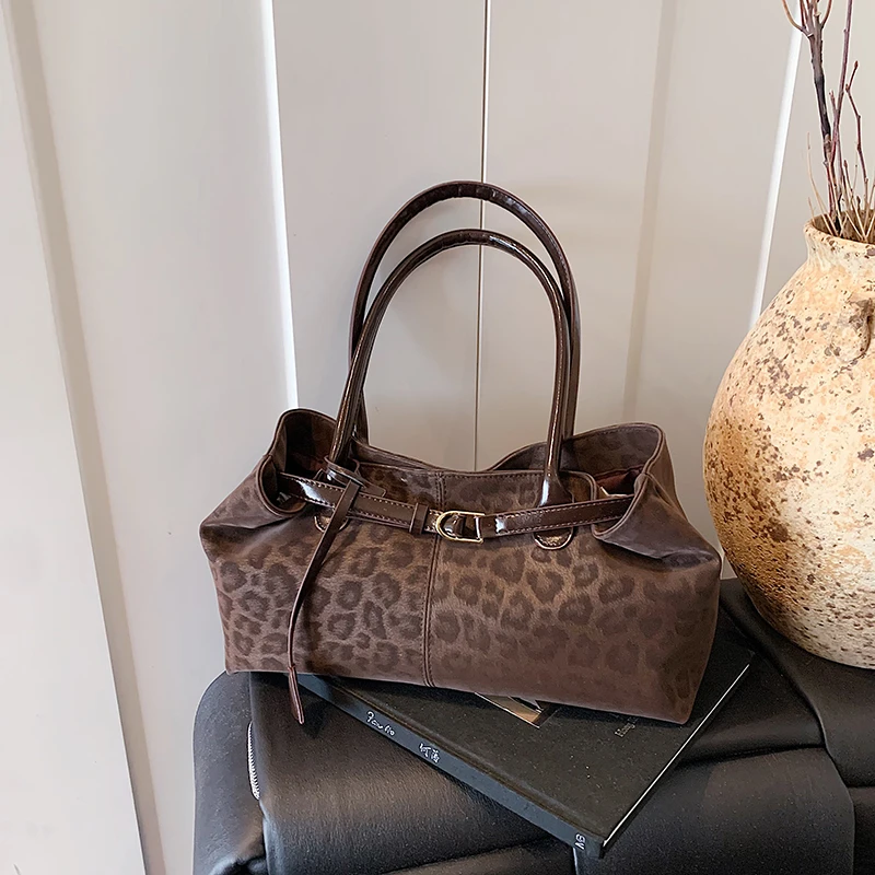 Luxury Bags Sale - Leopard Print Sewing Thread Hasp Youth
