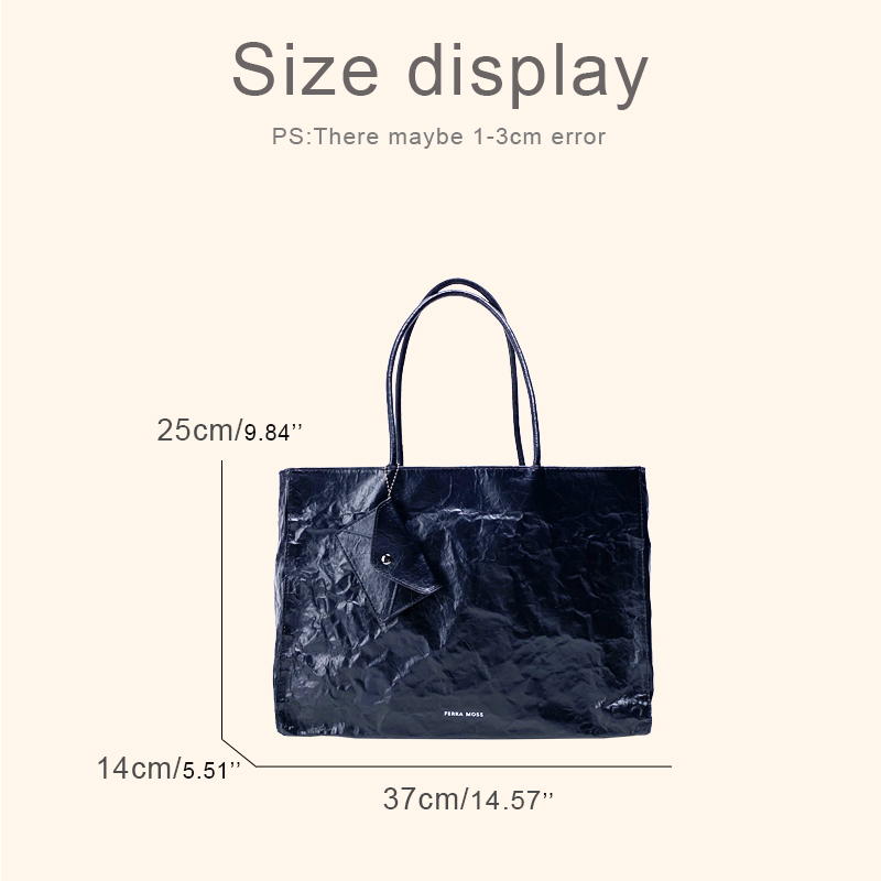 Korean Casual Kraft Paper Tote - Luxury Bags Trend 2025 review and price