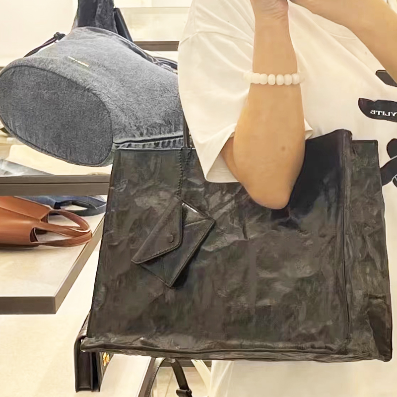 Korean Casual Kraft Paper Tote - Luxury Bags Trend 2025 review and price