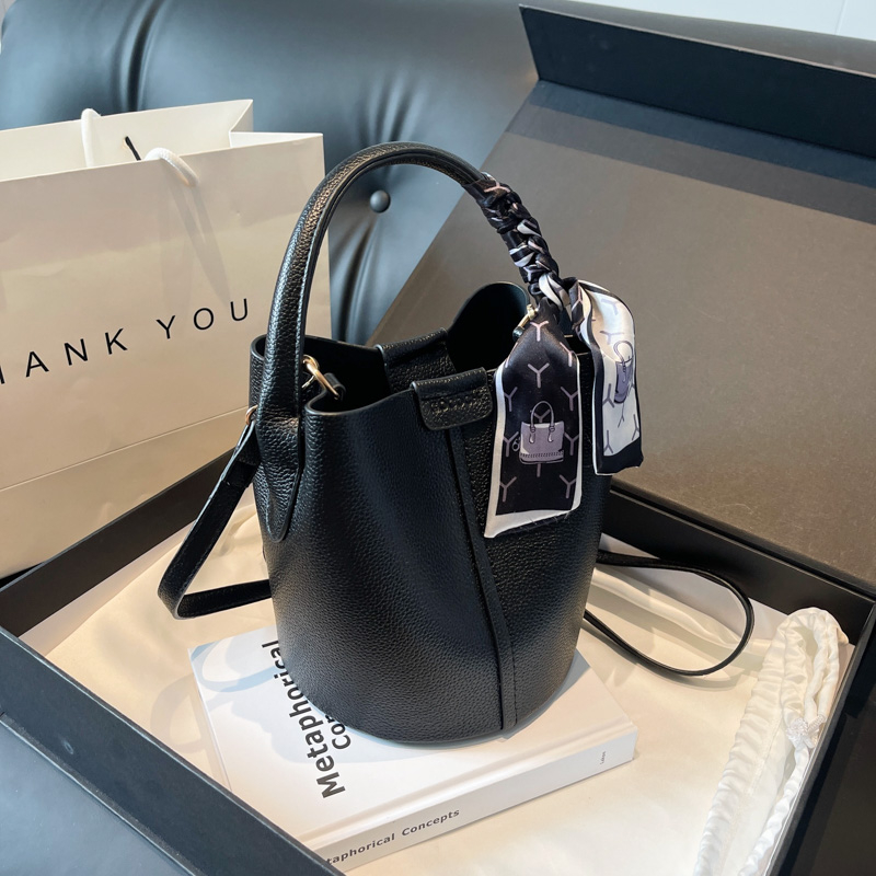 Red PU Bucket Shoulder and Cro - Luxury Bags Sale review and price