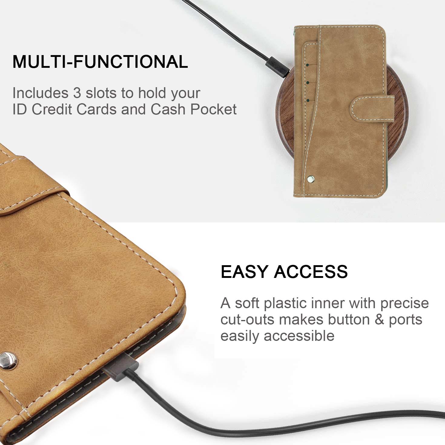 Vintage Leather Wallet Infinix - Luxury Bags Edit review and price
