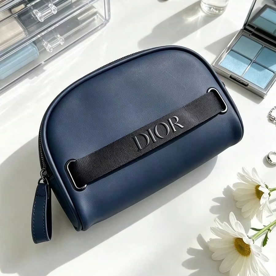 Dior Navy Blue Half Moon Cosme - Luxury Bags Dior review and price