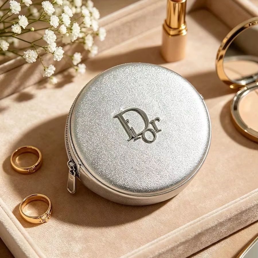 Dior Silver Round Waterproof P - Luxury Bags Dior review and price