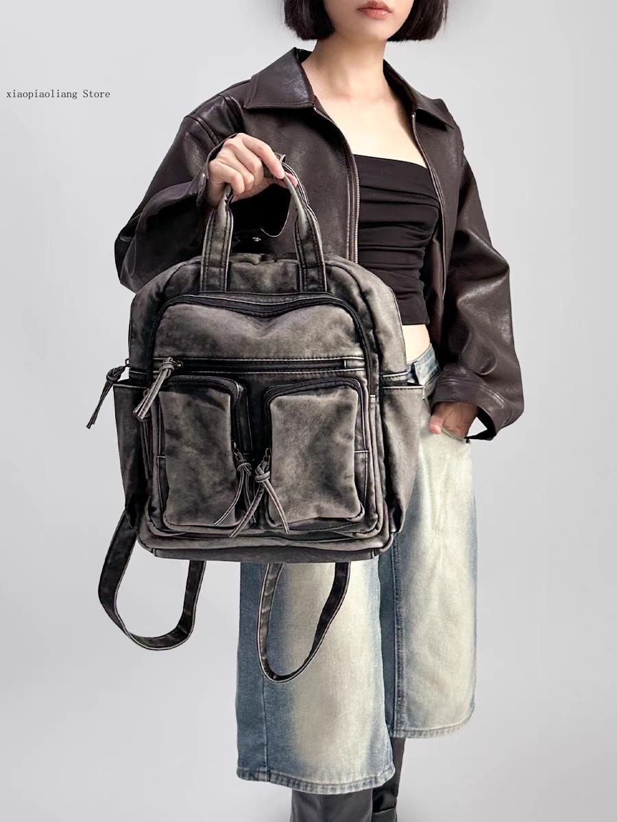 Luxury Soft Washed Pu Leather  - Luxury Bags Girls review and price