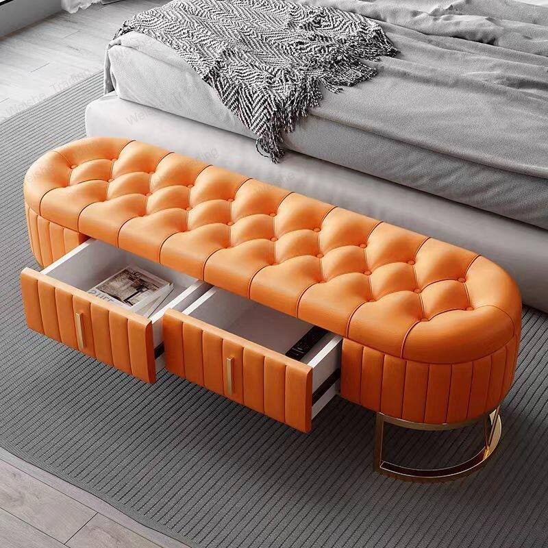 Light luxury shoe change stool - Luxury Bags Entry review and price