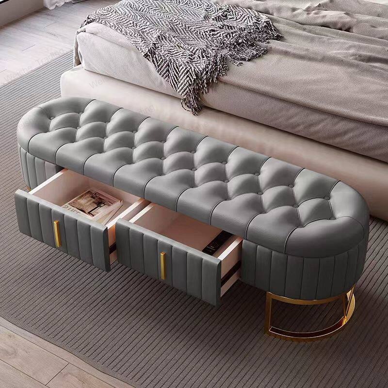 Light luxury shoe change stool - Luxury Bags Entry review and price