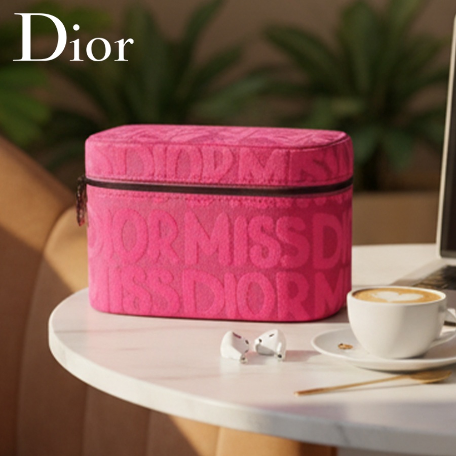 Dior’s Bag Pink Cosmetic Bag F - Luxury Bags Dior review and price