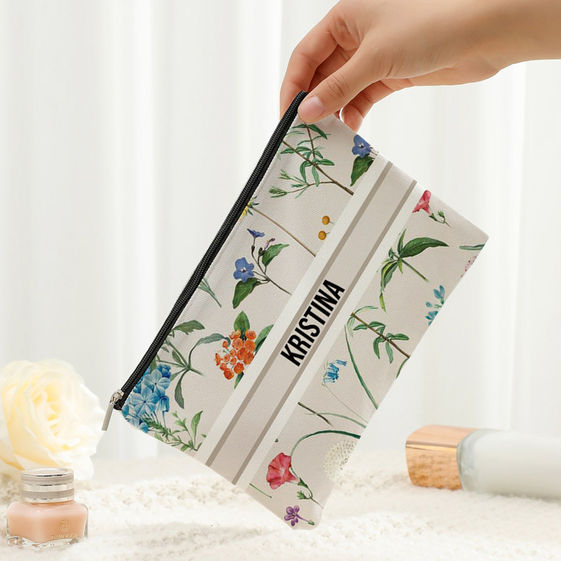 Custom Name Vintage Makeup Bag - Luxury Bags Brand Names review and price