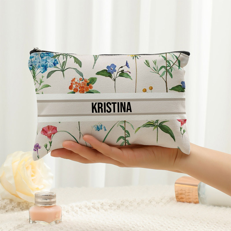 Custom Name Vintage Makeup Bag - Luxury Bags Brand Names review and price