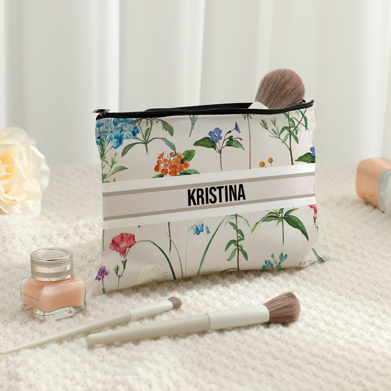 Custom Name Vintage Makeup Bag - Luxury Bags Brand Names review and price