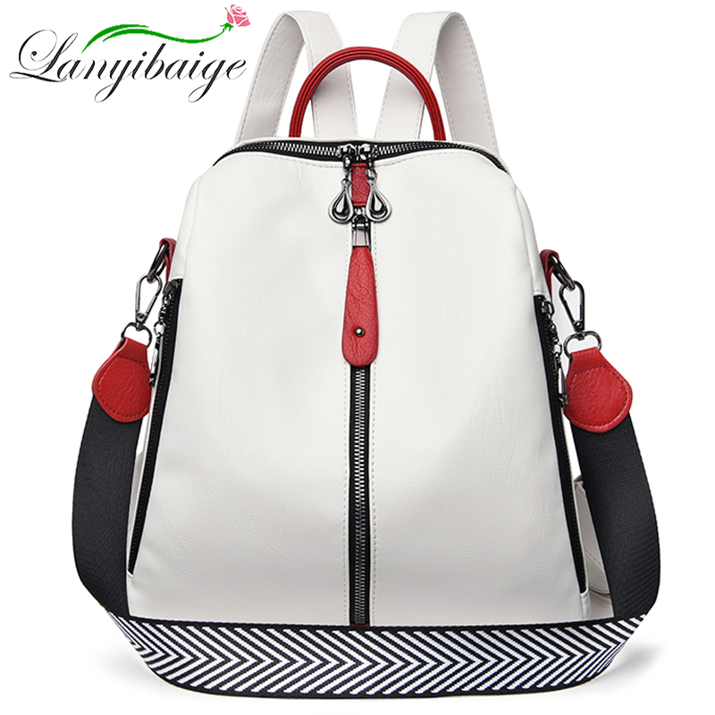 Fashion Backpack Women Soft Le - Luxury High Quality Bags review and price