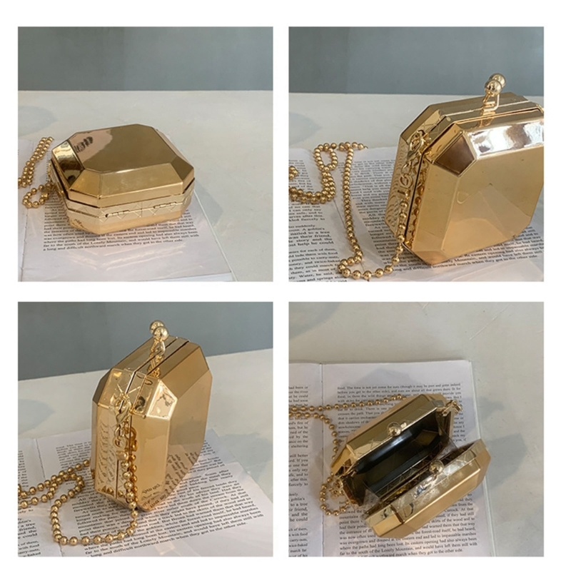 Mini Luxury Gold Party Evening - Luxury Bags Gold review and price