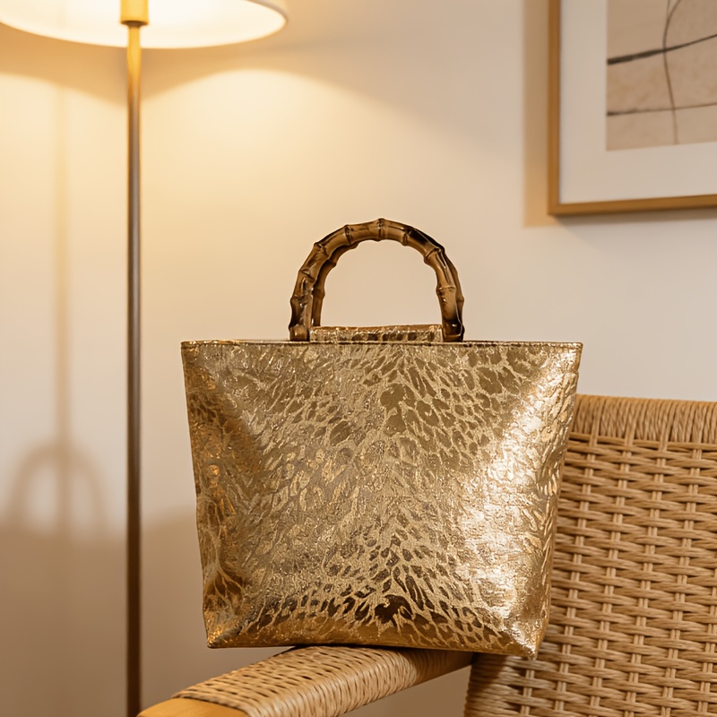 Light luxury metallic gold jac - Luxury Bags Gold review and price