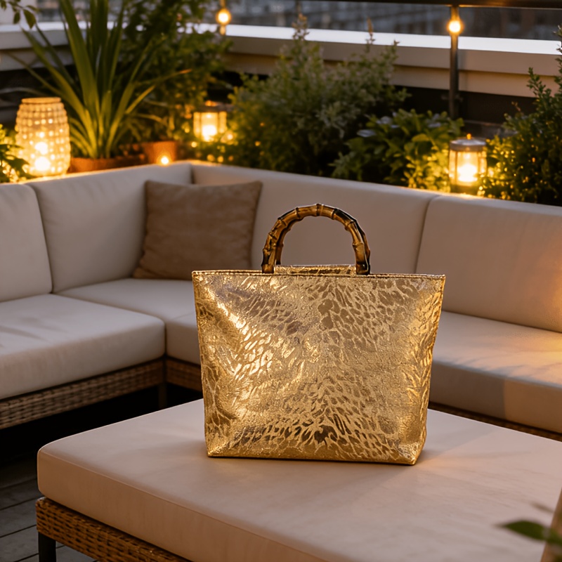Light luxury metallic gold jac - Luxury Bags Gold review and price