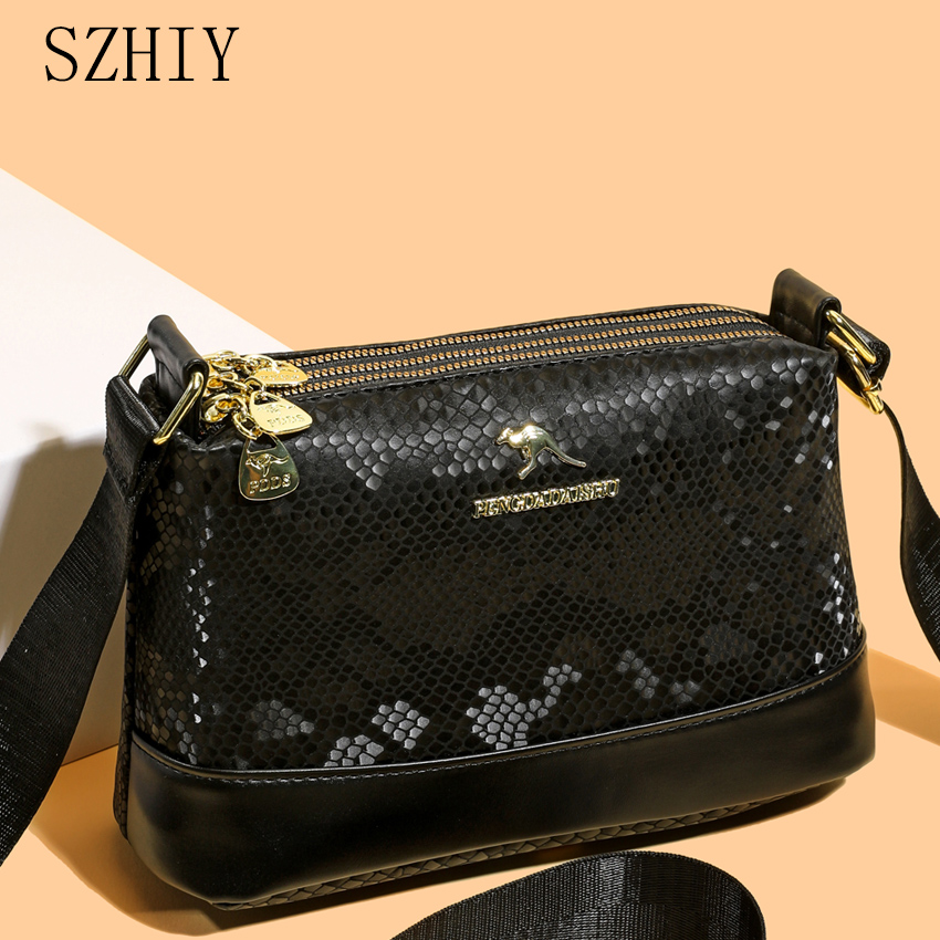 Snake Patterned Shoulder Bag W - Luxury Bags Girls review and price
