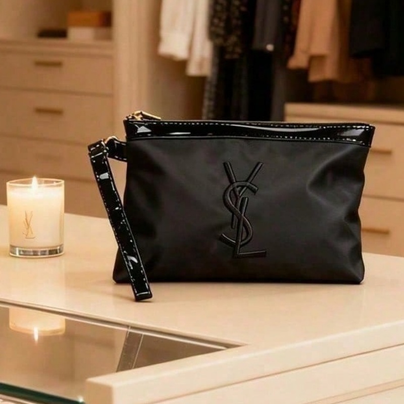 YSL Classic Cosmetic Bag For W - Luxury Designer Bags Ysl review and price