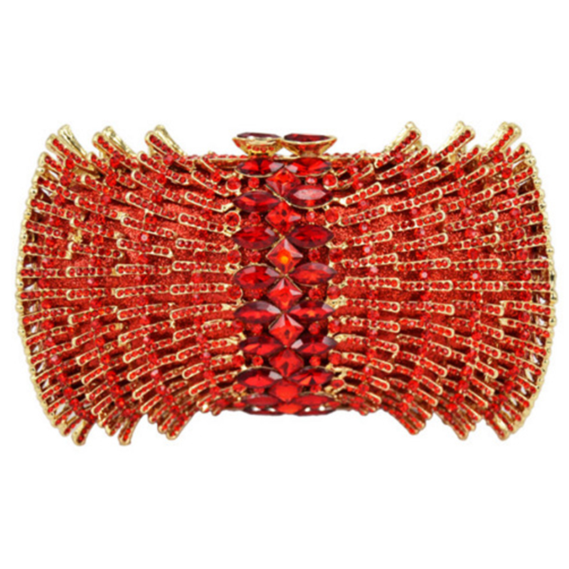 Red Rhinestone Formal Evening  - Luxury Bags Girls review and price