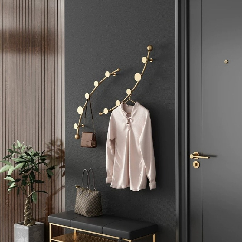 Light Luxury Wall Mounted Coat - Luxury Bags Entry review and price