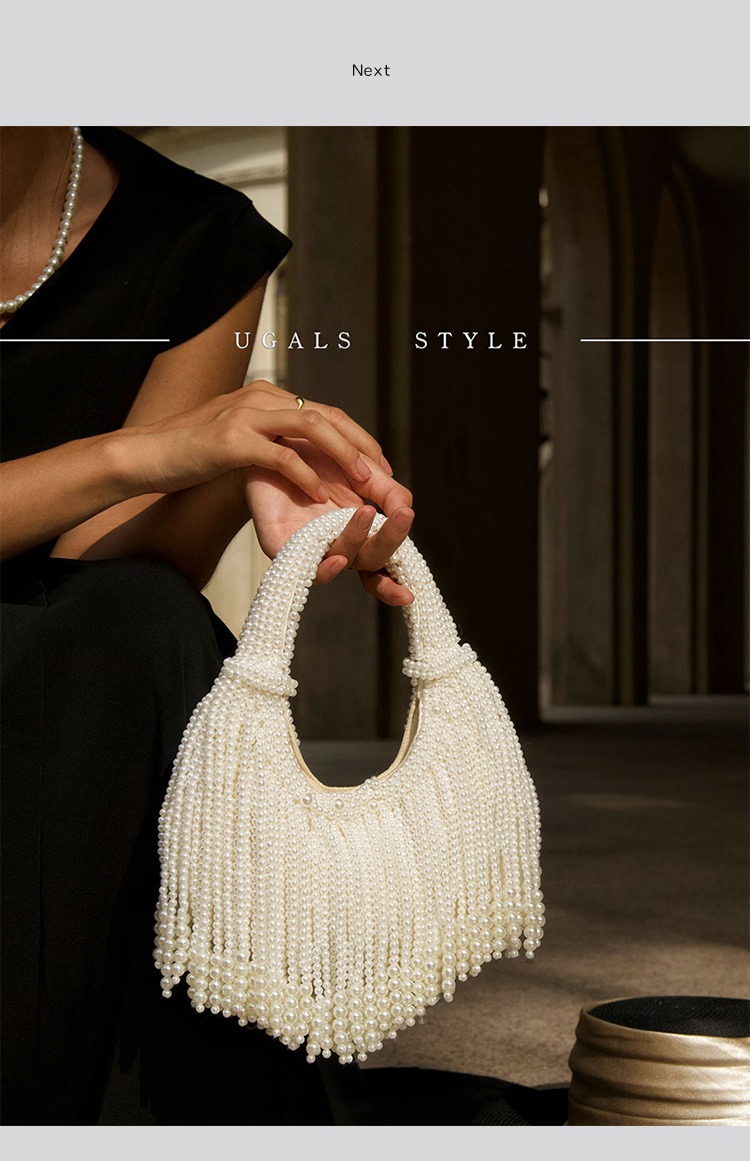 Design Handle Pearl Evening Cl - Luxury Bags On Sale review and price